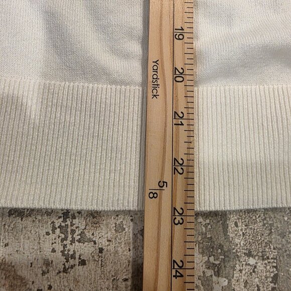 Gap Woman's Cardigan Sweater White Size Large - Picture 6 of 6